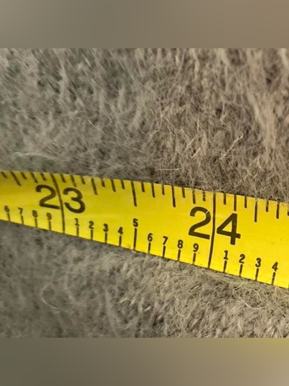 Old Navy grey faux fur sweater Size XL #knitwear - Picture 4 of 4